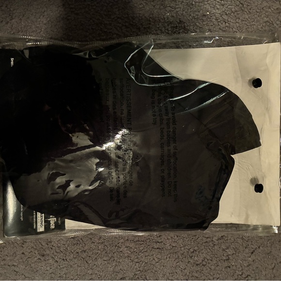 Spirit Ghost Face Infant Costume - Black and White 18-24 months - Picture 2 of 2